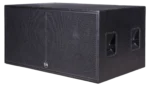 Sound Barrier SBLA285SUB dual 18 inch passive subwoofer with front-facing drivers and cabinet