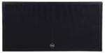 Sound Barrier SBLA285SUB dual 18 inch passive subwoofer showing side profile and cabinet construction