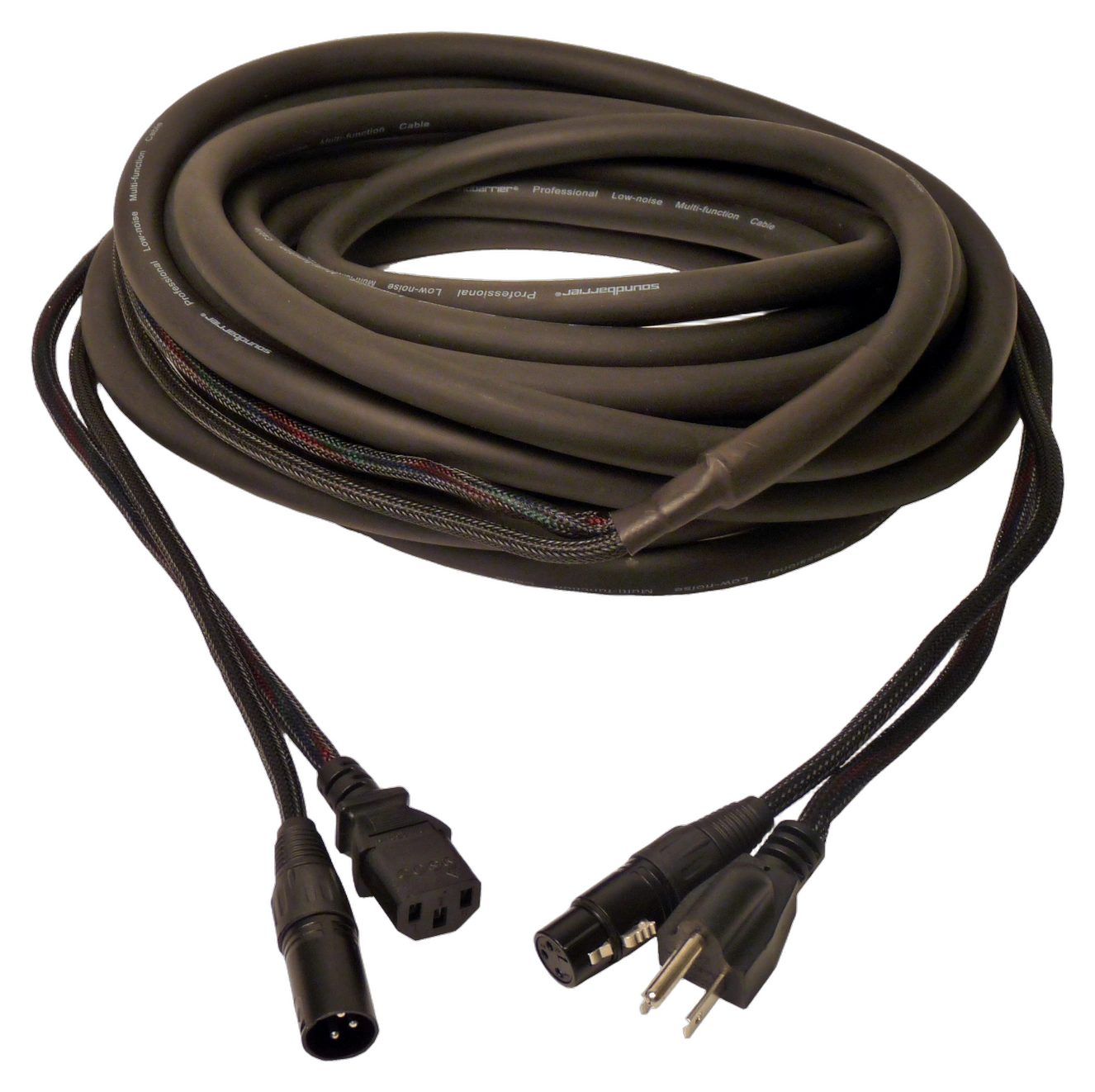 Sound Barrier SIAMESE50 Twin AC Audio Siamese Cable Sound Barrier SIAMESE50 standard siamese twin AC audio cable with connectors