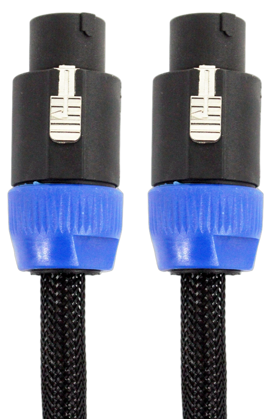 Sound Barrier SP221425 Professional Speaker Cable SpeakON Connectors Sound Barrier SP221425 professional speaker cable with SpeakON connectors coiled display