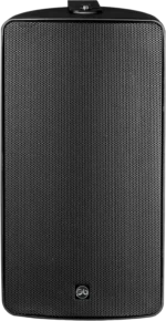 Sound Barrier Stratus XR8TW 8-inch passive two-way weatherproof loudspeaker showing transformer and mounting details