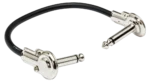Hosa Hosa IRG-600.5 Guitar Patch Cable Low-profile Right-angle to Same - 6in professional audio main product view