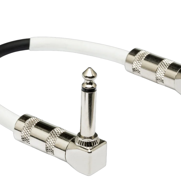 Hosa CPE-106 6-inch guitar patch cable with right-angle connectors on both ends