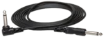 Hosa CPP-103 unbalanced interconnect cable connected between audio equipment 1/4 inch TS connectors