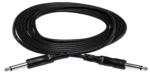 Hosa CPP-110 unbalanced interconnect cable with 1/4 inch TS connectors, 10 foot length