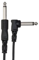 Hosa CPP-115 15-foot unbalanced interconnect cable with 1/4 inch TS connectors, rear view