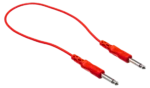 Hosa CPP-830 unbalanced patch cable showing 1/4 inch TS connectors and cable construction