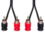 Hosa CRA-206 stereo RCA interconnect cable dimensional diagram specifications 6 meters