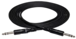 Hosa CSS-110 10-foot balanced interconnect cable with 1/4 inch TRS connectors
