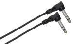 Hosa CSS-110 10-foot balanced interconnect cable dimensional diagram with 1/4 inch TRS connectors
