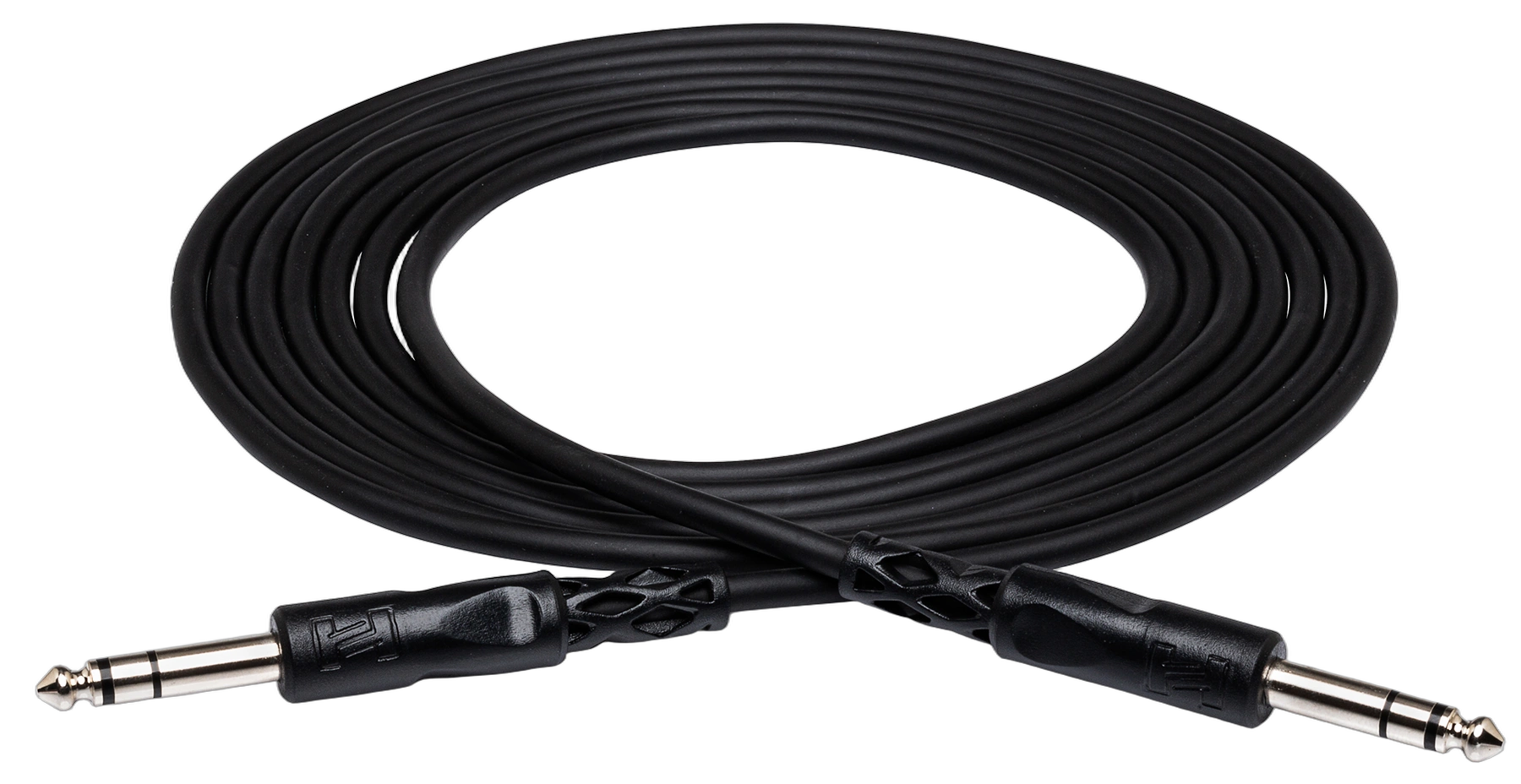 Hosa CSS-115R Balanced TRS Interconnect Cable Hosa CSS-115R balanced interconnect cable with 1/4 inch TRS connectors, 15 feet length
