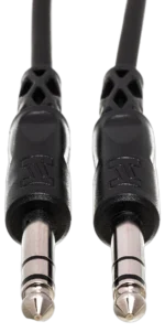 Hosa CSS-125 balanced interconnect cable with 1/4 inch TRS connectors, 25 feet length