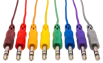 Hosa CSS-845 balanced patch cable with 1/4 inch TRS connectors, 1.5 feet length