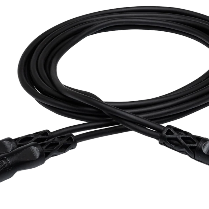 Hosa CYS-105 Y cable with single 1/4 inch TRS input and dual 1/4 inch TRS outputs, 5 feet