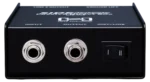 Hosa DIB-443 Sidekick passive DI box showing input and output connectors detail view