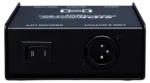Hosa DIB-443 Sidekick passive DI box showing input/output connectors and ground lift switch