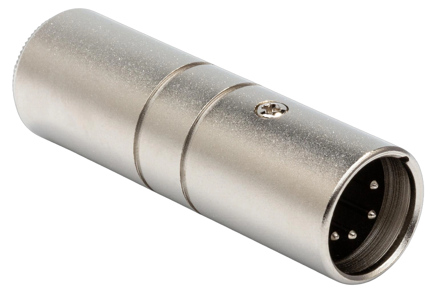 Hosa DMT-485 DMX512 Terminator XLR5 Male Connector Hosa DMT-485 DMX512 terminator with XLR5 male connector, front view