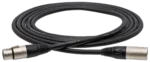 Hosa DMX-100 DMX512 cable with XLR5 male and female connectors, 24 AWG OFC construction