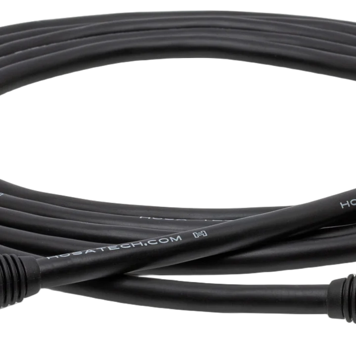 Hosa DMX-100 DMX512 cable with XLR5 male and female connectors, 24 AWG OFC construction
