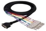 Hosa DTP-804 balanced snake cable with DB25 connector and 1/4 inch TRS connectors