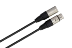 Hosa EBU-025 AES/EBU digital audio cable with XLR female to male connectors, 25-foot length detail view