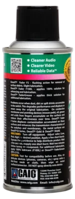 Hosa F5S-H6 CAIG DeoxIT FaderLube 5% spray lubricant 5 oz bottle with label