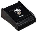 Hosa FSC-384 guitar-style single-latching footswitch with black pedal and durable construction
