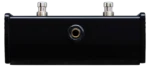 Hosa FSC-385 guitar-style dual-latching footswitch in live performance application setup