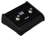 Hosa FSC-385 guitar-style footswitch with dual-latching foot pedals and control indicators