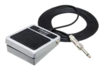 Hosa FSC-502 momentary normally open footswitch with black housing and durable foot pedal