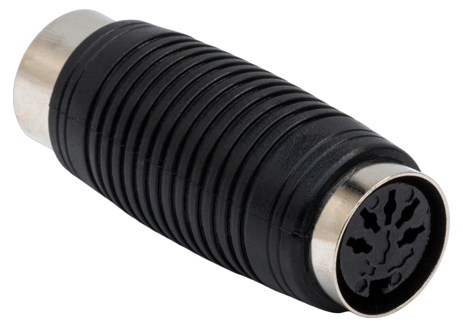 Hosa GMD-108 MIDI Coupler 5-pin DIN Connector Hosa GMD-108 MIDI coupler with dual 5-pin DIN connectors for professional audio setup