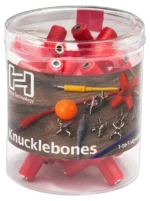 Hosa GMM-105 Knucklebones red signal splitter 3.5mm adapter close-up detail view