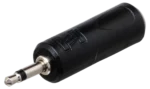 Hosa GMP-113 audio adapter with 1/4 inch TS jack and 3.5mm TS connector