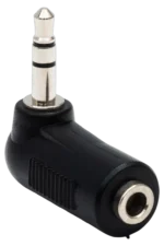 Hosa GMP-272 right-angle 3.5mm TRS adapter with gold-plated connectors and angled design
