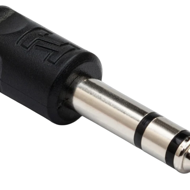 Hosa GPM-103 adapter with 3.5mm TRS mini jack and 1/4 inch TRS connectors
