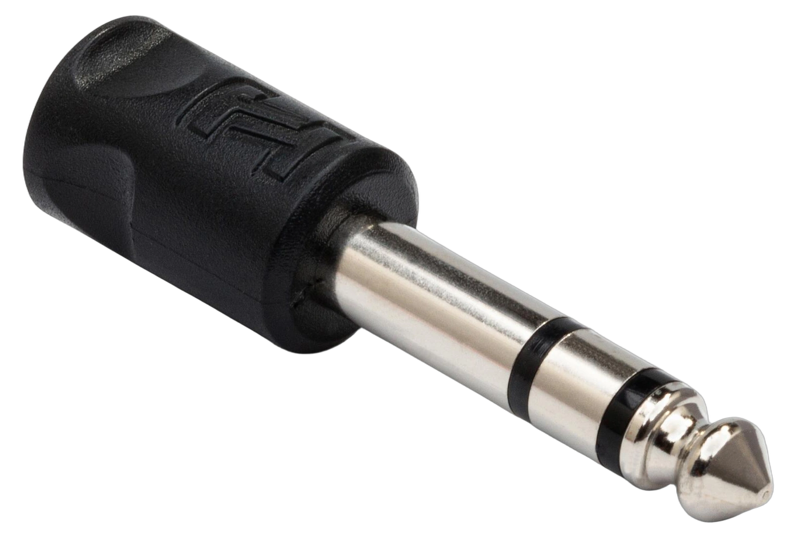 Hosa GPM-103 3.5mm to 1/4 inch TRS Adapter Hosa GPM-103 adapter with 3.5mm TRS mini jack and 1/4 inch TRS connectors