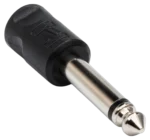 Hosa GPM-179 audio adapter with 3.5mm TRS jack and 1/4 inch TS plug connectors