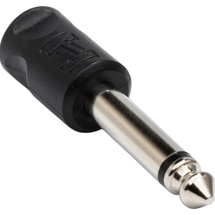 Hosa GPM-179 audio adapter with 3.5mm TRS jack and 1/4 inch TS plug connectors