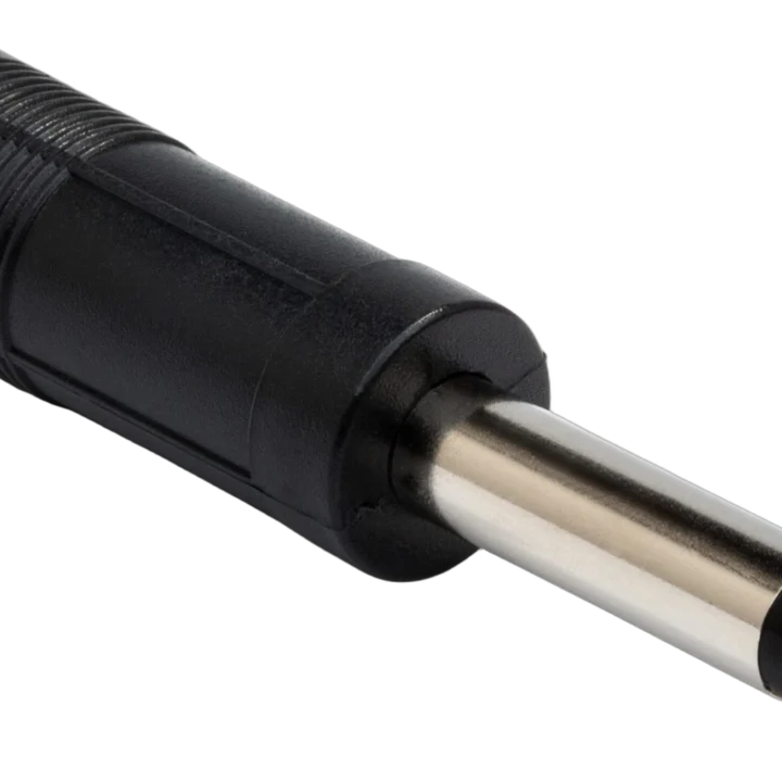 Hosa GPP-290 quarter-inch TRS to TS adapter connector front view