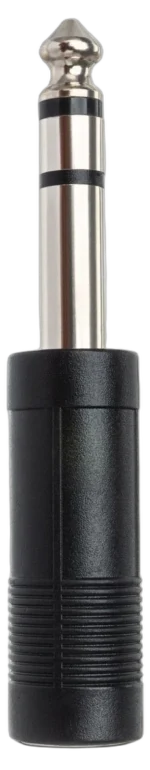 Hosa GPP-419 quarter-inch TS to TRS adapter connected in professional audio setup