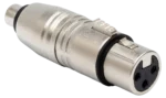 Hosa GXF-132 adapter with RCA male connector and XLR female output jack