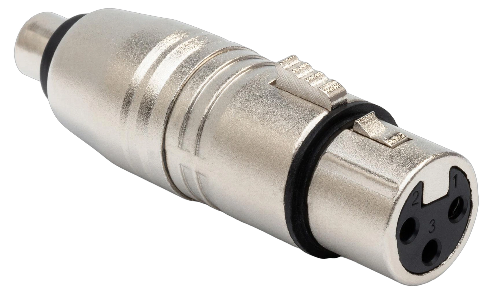 Hosa GXF-132 RCA to XLR Female Adapter Hosa GXF-132 adapter with RCA male connector and XLR female output jack