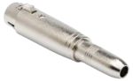 Hosa GXJ-183 adapter with 1/4 inch TRS jack and XLR female connector, professional audio interface