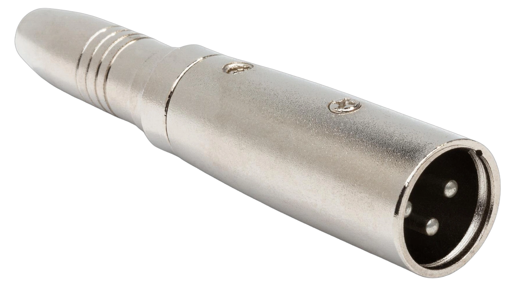 Hosa GXJ-235 1/4 TRS to XLR Male Adapter Hosa GXJ-235 audio adapter with 1/4 inch TRS jack and XLR male connector