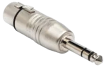 Hosa GXP-143 adapter with XLR female connector and 1/4 inch TRS jack