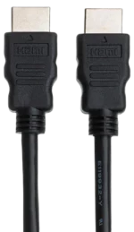 Hosa HDMA-425 high-speed HDMI cable connector with ethernet, gold-plated contacts close-up