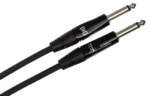 Hosa HGTR-010 professional guitar cable with Neutrik Rean connectors, 10-foot length detail