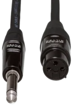Hosa HMIC-100 100-foot professional microphone cable with Rean XLR connectors in studio recording environment
