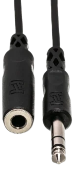 Hosa HPE-310 headphone extension cable with 1/4 inch TRS connectors, 10 foot length