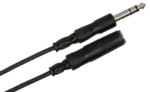 Hosa HPE-325C 25-foot headphone extension cable with 1/4 inch TRS connectors and gold-plated ends